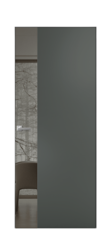 Дверь межкомнатная Vetro 19 Цвет Пихтовый Покрытие Эмаль  Наличник Скрытый короб хром Цена 69473