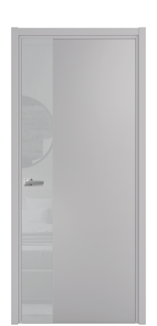 Дверь межкомнатная Ветро 19 Цвет Галечный Покрытие Эмаль  Наличник L 50 Цена 52338