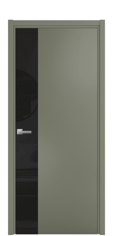 Дверь межкомнатная Ветро 19 Цвет Зеленый Покрытие Эмаль  Наличник L 50 Цена 51588
