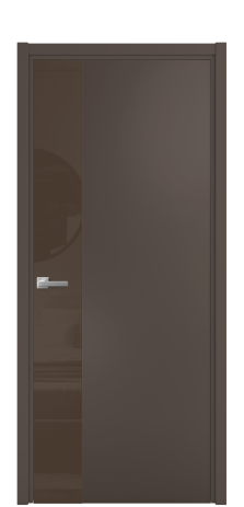 Дверь межкомнатная Ветро 19 Цвет Коричневый Покрытие Эмаль  Наличник L 50 Цена 51588