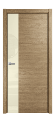 Дверь межкомнатная Vetro 19 Цвет Дуб Янтарь Покрытие Шпон масло  Наличник L 75 Цена 58575