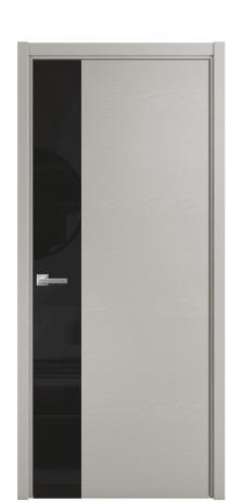 Дверь межкомнатная Vetro 19 Цвет Ясень Серый Шелк Покрытие Шпон крашеный  Наличник L 50 Цена 53075