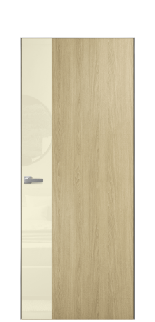 Дверь межкомнатная Vetro 19 Цвет Maderaira oak amber Покрытие ПВХ WOOD NATURAL Наличник Скрытый короб хром Цена 45300