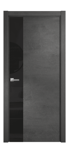 Дверь межкомнатная Vetro 19 Цвет Орех NY классический Покрытие ПВХ WOOD NATURAL Наличник Скрытый короб хром Цена 46860