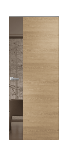 Дверь межкомнатная Vetro 19 Цвет Лиловый Покрытие Эмаль  Наличник Скрытый короб хром Цена 68723