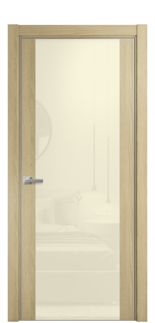 Дверь межкомнатная Vetro 21 Цвет Maderaira oak amber Покрытие ПВХ WOOD NATURAL Наличник L 75 Цена 29068