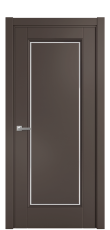 Дверь межкомнатная Sienna 1 Цвет Какао Покрытие Эмаль  Наличник L 75 Цена 40380
