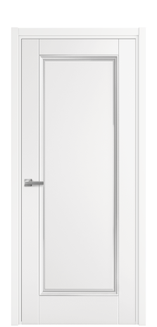 Дверь межкомнатная Сиена 1 Цвет Белый Покрытие Эмаль  Наличник L 50 Цена 49498