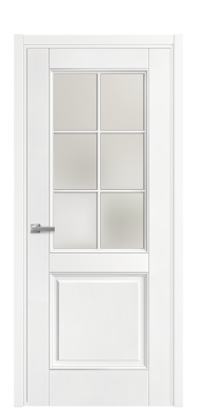 Дверь межкомнатная Sienna 10 DGO Цвет Белый Покрытие Эмаль  Наличник L 50 Цена 42954