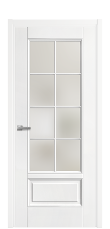 Дверь межкомнатная Sienna 10 DGO2 Цвет Белый Покрытие Эмаль  Наличник L 50 Цена 42954