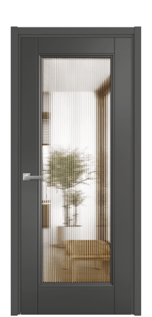 Дверь межкомнатная Savona Цвет Антрацит Покрытие Эмаль  Наличник L 50 Цена 58775