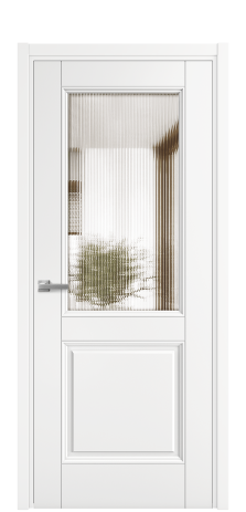 Дверь межкомнатная Savona 2 Цвет Белый Покрытие Эмаль  Наличник L 50 Цена 52245