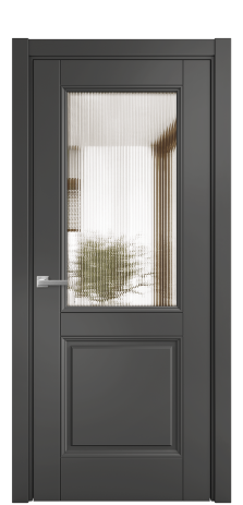 Дверь межкомнатная Savona 2 Цвет Антрацит Покрытие Эмаль  Наличник L 75 Цена 48285