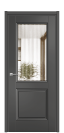 Дверь межкомнатная Savona 2 Цвет Антрацит Покрытие Эмаль  Наличник L 50 Цена 58775