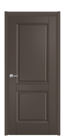 Дверь межкомнатная Sienna 2 Цвет Коричневый Покрытие Эмаль  Наличник L 50 Цена 48275
