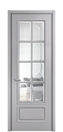 Дверь межкомнатная Амелия 10 DGO2 Цвет Галечный Покрытие Эмаль  Наличник L 50 Цена 74268