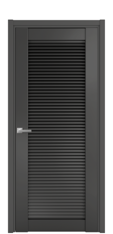 Дверь межкомнатная Жалюзи 1 Цвет Антрацит Покрытие Эмаль  Наличник L 50 Цена 55175
