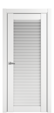 Дверь межкомнатная Жалюзи 1 Цвет Белый Покрытие Эмаль  Наличник L 75 Цена 42825