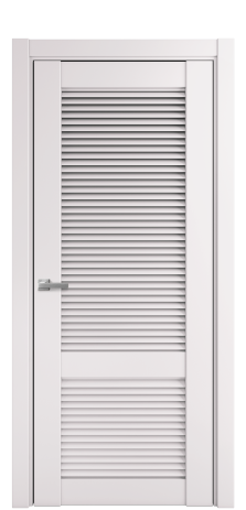 Дверь межкомнатная Жалюзи 2 Цвет Крем Покрытие Эмаль  Наличник L 75 Цена 50075