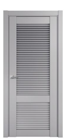 Дверь межкомнатная Жалюзи 2 Цвет Галечный Покрытие Эмаль  Наличник L 75 Цена 50075