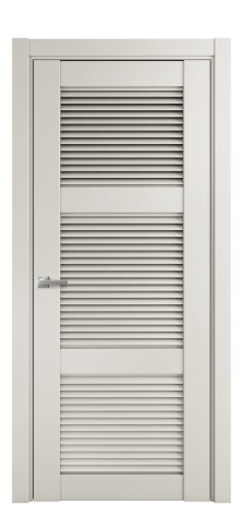 Дверь межкомнатная Жалюзи 3 Цвет Дымчатый Покрытие Эмаль  Наличник L 75 Цена 50075