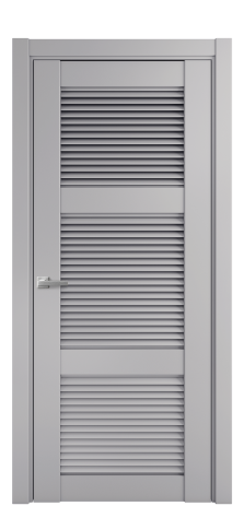 Дверь межкомнатная Жалюзи 3 Цвет Галечный Покрытие Эмаль  Наличник L 75 Цена 50075