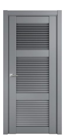 Дверь межкомнатная Жалюзи 3 Цвет Гриджио Покрытие Эмаль  Наличник L 75 Цена 50075