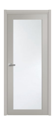 Дверь межкомнатная Страда 11 Цвет Серый Шелк Покрытие Эмаль  Наличник L 50 Цена 44925