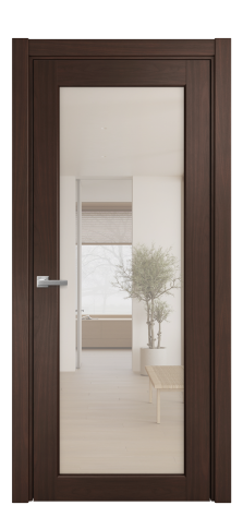 Дверь межкомнатная Strada 11 Цвет Каштановый Орех Покрытие Шпон натуральный  Наличник L 75 Цена 55600