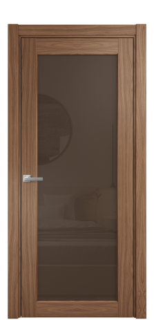Дверь межкомнатная Strada 11 Цвет Американский Орех Покрытие Шпон натуральный  Наличник L 75 Цена 57050