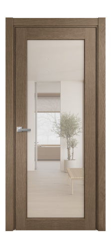 Дверь межкомнатная Strada 11 Цвет Дуб Мускат Покрытие Шпон натуральный  Наличник L 75 Цена 52500