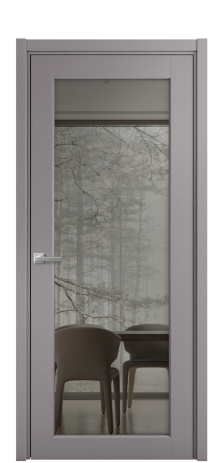 Дверь межкомнатная Strada 11 Цвет Ясень Ирис Покрытие Шпон крашеный  Наличник L 50 Цена 54325