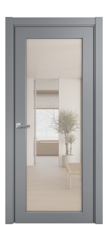 Дверь межкомнатная Strada 11 Цвет Гриджио Покрытие Эмаль  Наличник L 75 Цена 42125