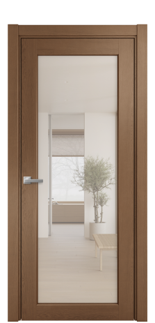 Дверь межкомнатная Strada 11 Цвет Дуб Темный Покрытие Шпон натуральный  Наличник L 75 Цена 48050