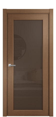 Дверь межкомнатная Strada 11 Цвет Дуб Темный Покрытие Шпон натуральный  Наличник L 75 Цена 48550