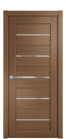 Дверь межкомнатная Strada 15 Цвет Дуб Темный Покрытие Шпон натуральный  Наличник L 75 Цена 43100