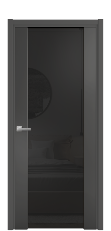Дверь межкомнатная Vario 11 Цвет Антрацит Покрытие Эмаль  Наличник L 50 Цена 51430