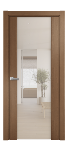 Дверь межкомнатная Vario 11 Цвет Дуб Темный Покрытие Шпон натуральный  Наличник L 75 Цена 53050