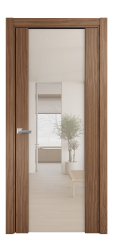 Дверь межкомнатная Vario 11 Цвет Американский Орех Покрытие Шпон натуральный  Наличник L 75 Цена 59300