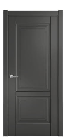Дверь межкомнатная Элеганс 2 Цвет Антрацит Покрытие Эмаль  Наличник L 75 Цена 50118