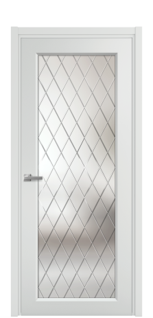 Дверь межкомнатная Stripe 1 Цвет Облачный Покрытие Эмаль  Наличник L 50 Цена 45615