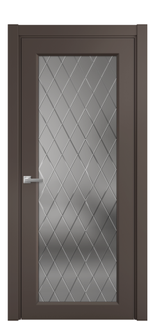 Дверь межкомнатная Stripe 1 Цвет Коричневый Покрытие Эмаль  Наличник L 75 Цена 42265