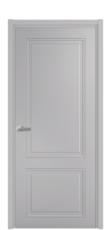 Дверь межкомнатная Страйп 2 Цвет Галечный Покрытие Эмаль  Наличник L 50 Цена 44868