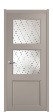 Дверь межкомнатная Stripe 3 Цвет Какао Покрытие Эмаль  Наличник L 50 Цена 44900