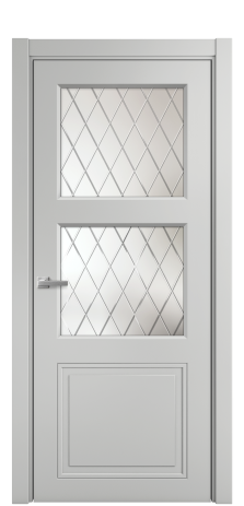 Дверь межкомнатная Stripe 3 Цвет Телегрей Покрытие Эмаль  Наличник L 75 Цена 40800