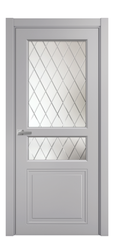 Дверь межкомнатная Stripe 4 Цвет Галечный Покрытие Эмаль  Наличник L 75 Цена 34618