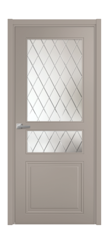 Дверь межкомнатная Stripe 4 Цвет Какао Покрытие Эмаль  Наличник L 50 Цена 43798