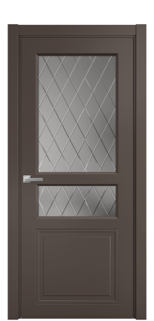 Дверь межкомнатная Stripe 4 Цвет Коричневый Покрытие Эмаль  Наличник L 75 Цена 39863