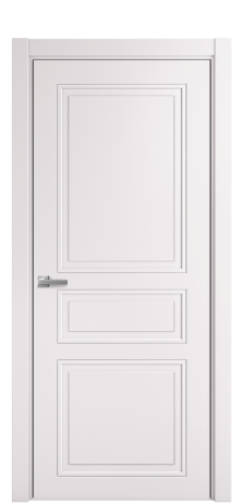 Дверь межкомнатная Страйп 4 Цвет Крем Покрытие Эмаль  Наличник L 75 Цена 43475