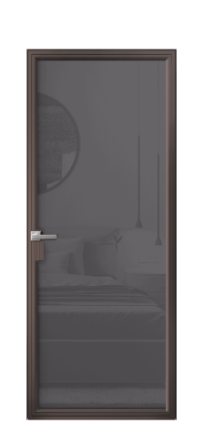 Дверь межкомнатная Frame 01 Цвет Антик Покрытие Алюминий  Наличник Скрытый короб Цена 70942